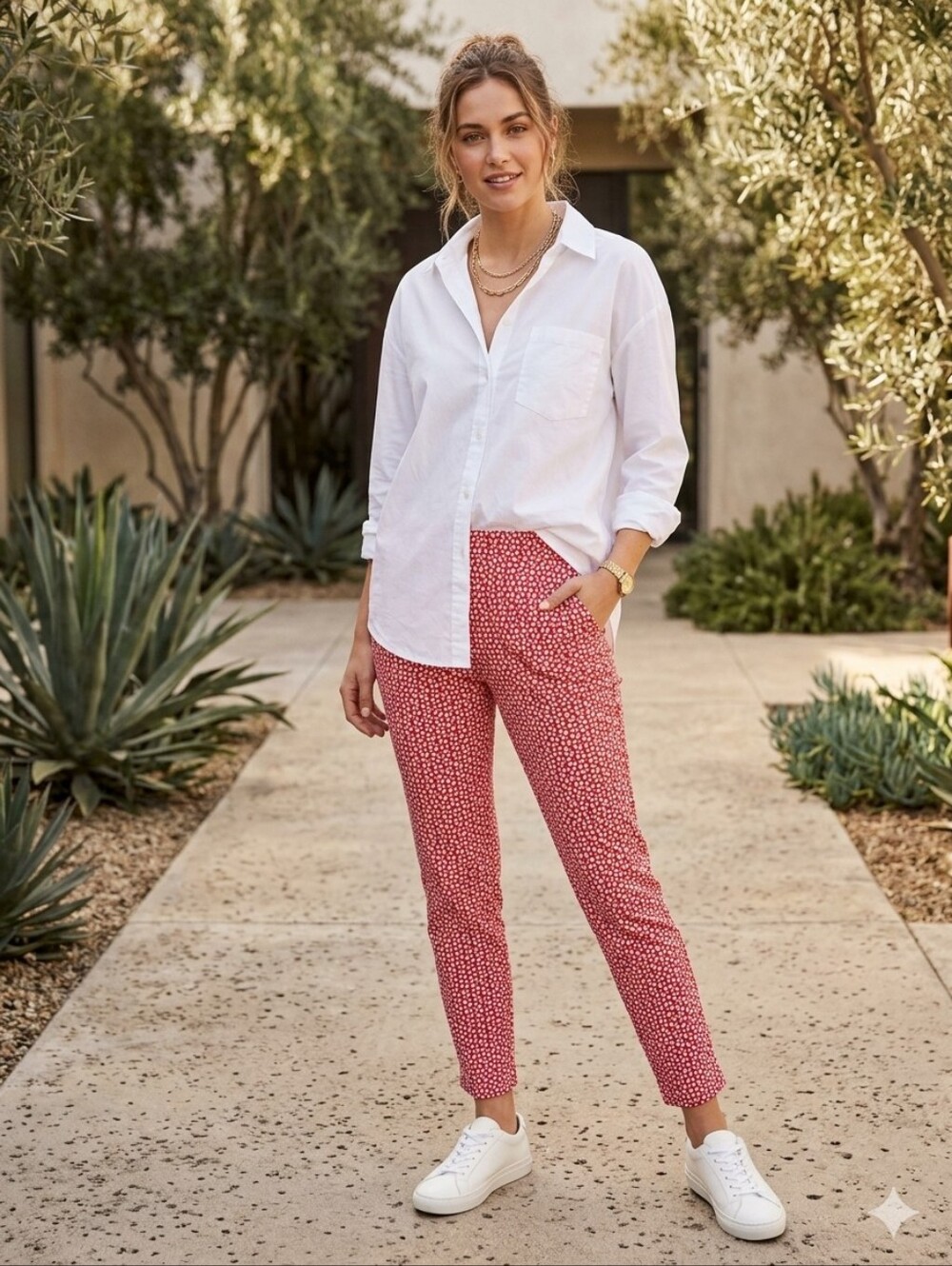 Jennifer & Grace Stretch Spandex Pull On Ankle Pants size 16 - Picture 2 of 11